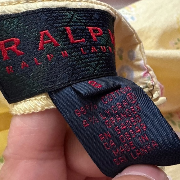 Ralph Lauren Yellow Floral Halter Dress | Size 8 - Picture 8 of 8